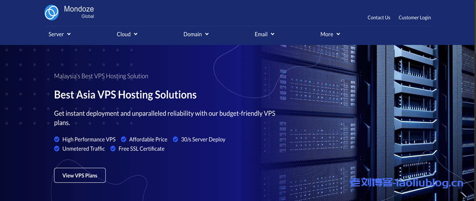 Mondoze:马来西亚VPS/2C2G60G/无限带宽/原生IP|适合电信联通|不限流量|解锁奈飞&TikTok&ChatGPT/$99.95/年
